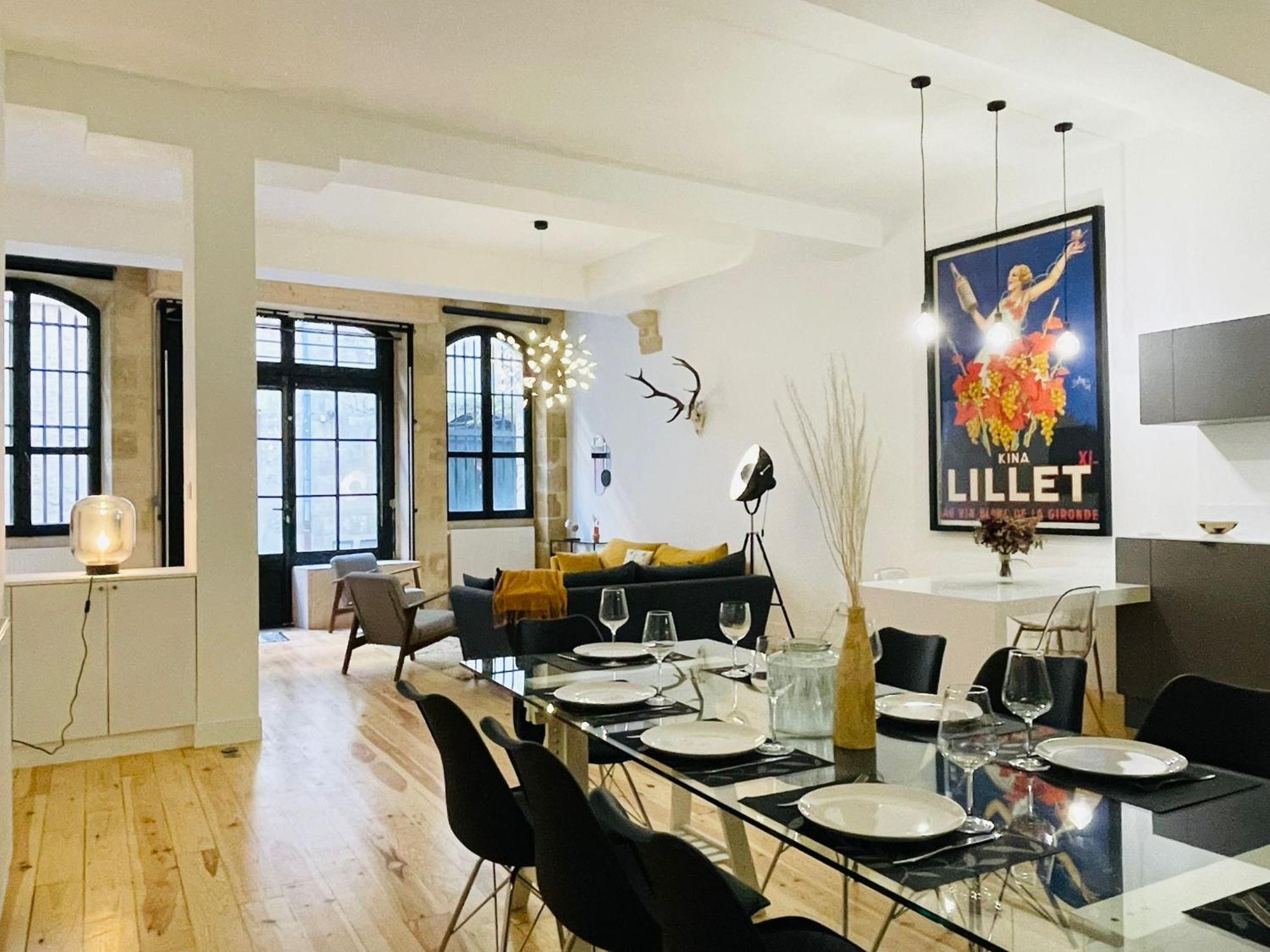 Loft Bordelais Lägenhet Bordeaux Exteriör bild